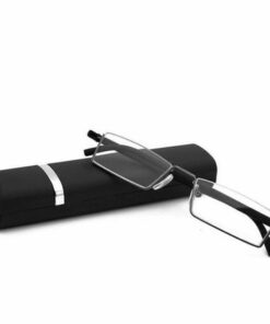 Unisex Comfy Light Half Frame Reading Glasses TR90 Resin Foldable Presbyopic Glasses