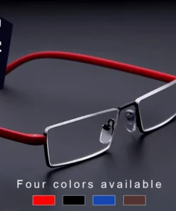 Unisex Comfy Light Half Frame Reading Glasses TR90 Resin Foldable Presbyopic Glasses