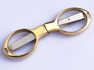 Folding Stainless Steel 8 Words Glasses Small Scissors