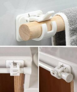 (❤️Clearance Sale 63% Off ) Nail-free Adjustable Rod Bracket Holders - Buy 2 Get Extra 20% OFF