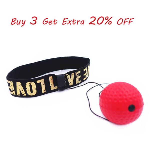 (LAST DAY PROMOTION - SAVE 50% KORTING) Boxing Reflex Ball Headband - Keapje 3 Krij ekstra 20% KORTING