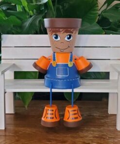 Country Kid People Planter