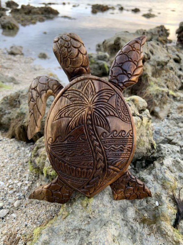 (SUMMER HOT SALE-50%OFF) Hawaiian Turtle WoodCarving-Buy 2 FREE Shipping