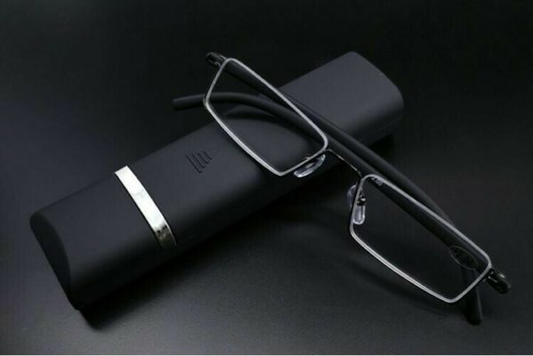Unisex Comfy Light Half Frame Glasses Reading TR90 Resin Glasses Presbyopic Foldable