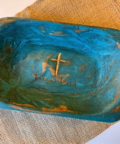PRAYER BOWL DOUGH BOWL CROSS RELIGIOUS GIFTS