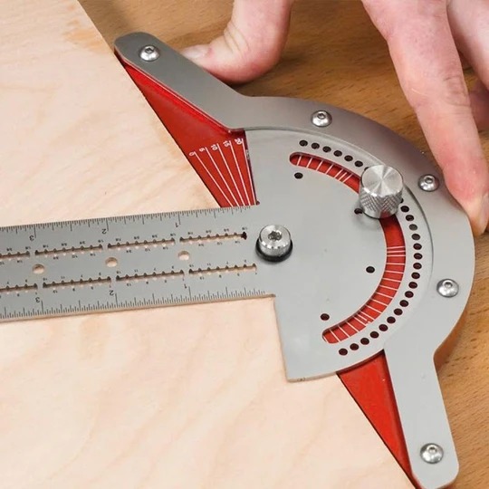 (FATHER'S DAY HOT SALE - SAVE 50% OFF) Adjustable Woodworkers Edge Rule