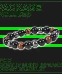 BoostUp Men's Infrared Energy Bracelet