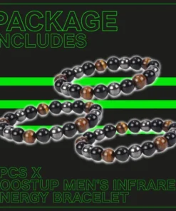 BoostUp Men's Infrared Energy Bracelet