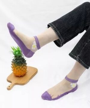 🔥Muttertags-Special🔥🔥Durchscheinende Gänseblümchen-Socken