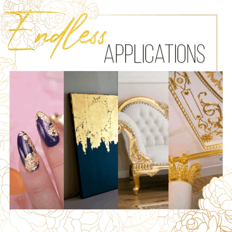 (š„Clearance Big Sale! ONLY TODAY!)Kintsugi Gilding FoilāBUY 2 GET 2 FREE (400 Sheets)