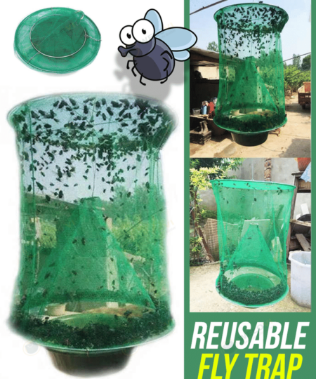 REUSABLE FLY TRAP (50% Off Today, Buy More Save More)