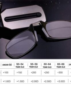 Key Chain Clip Nose Reading Glasses