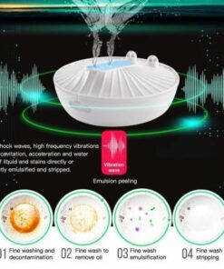 ⏰40%OFF🔥-Portable ultrasonic washing machine [Make Housework Easier]✨