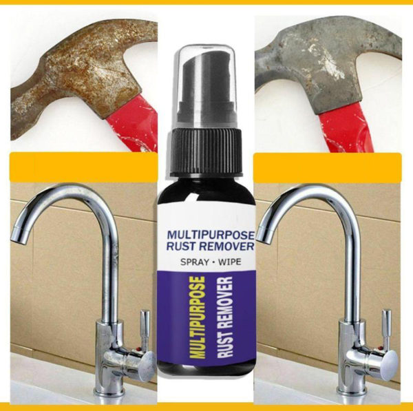 (🔥HOT SALE NOW)Rust Remover Spray⚡Buy 1 Get 1 Free