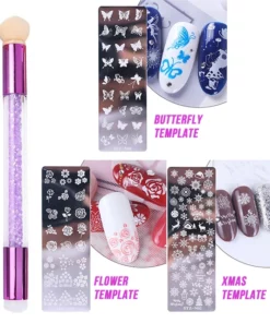 (Summer Hot Sale-50% OFF) Silicone French Nail Art Stamp