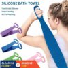 (🔥Hot Summer Sale - 50% DI SCONTO) Asciugamano da bagno in silicone: acquista 2 e ottieni uno sconto extra del 10%