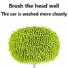 S Upgrade Three section telescopic car washing brushes mop With A Replacement Brush head cover
