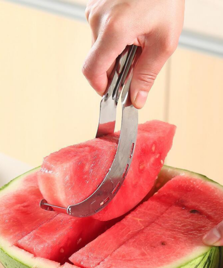 💥Rano ljetna rasprodaja 50% POPUSTA💥 Rezač za lubenice od nehrđajućeg čelika & KUPITE 2 DOBIJETE 2 GRATIS