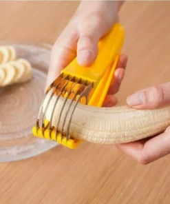Banana Slicer—Handy Kids Chopper For Vegetable Cucumber Hotdog Fruit