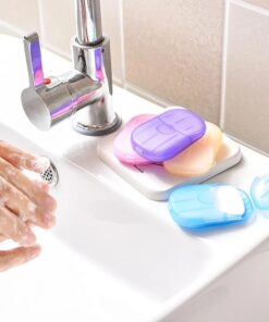 (Oferta flash de verano: 50 % de descuento) Papel de jabón soluble portátil: compre 5 y obtenga 3 gratis