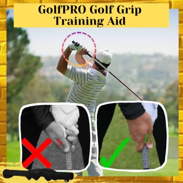 (Promoção de verão - 50% OFF) Auxílio para treinamento Golf Grip