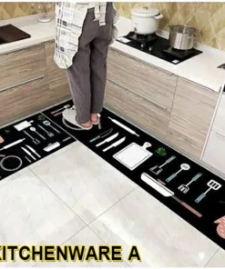 💘Buy One Get One Free🎁Kitchen Printed Non-Slip Carpet