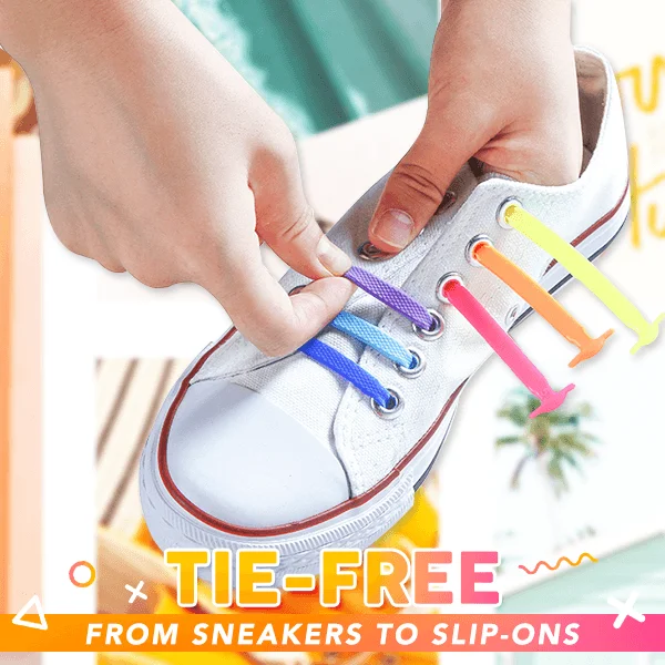 LazyLacey No-Tie Shoelaces (Set of 16)