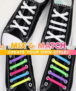 LazyLacey No-Tie Shoelaces (Set of 16)