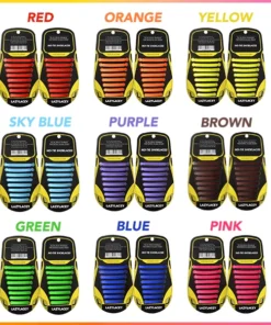 LazyLacey No-Tie Shoelaces (Set of 16)