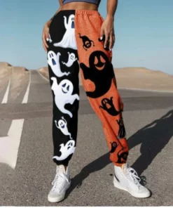 HALLOWEEN DEVIL GRAFFITI GUARD PANTS
