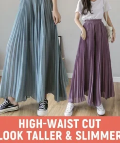 Stylish Pleated Skirt Pants