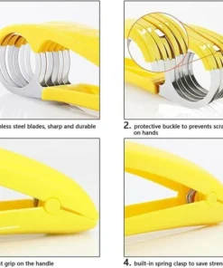 Banana Slicer—Handy Kids Chopper For Vegetable Cucumber Hotdog Fruit