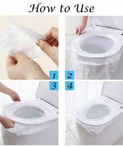 (Summer Flash Sale- 50% OFF) Biodegradable Disposable Plastic Toilet Seat Cover