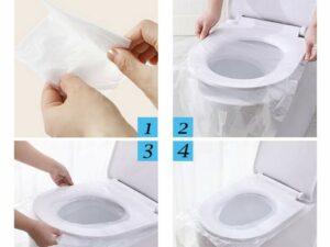 (Summer Flash Sale- 50% OFF) Biodegradable Disposable Plastic Toilet Seat Cover