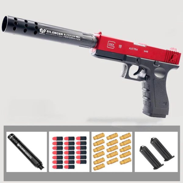 💥Summer Hot Sale 50% OFF💥Glock & M1911 Shell Ejection Soft Bullet Toy Gun