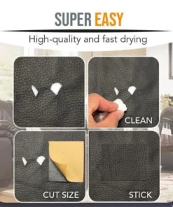 Cuttable Cowhide Leather Repair Patch