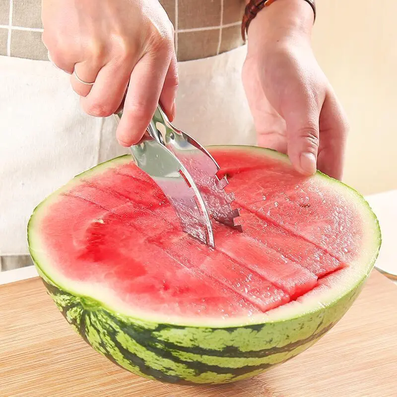 💥Early Summer Hot Sale 50% OFF💥 Stainless Steel Watermelon Slicer & BUY 2 GET 2 FREE