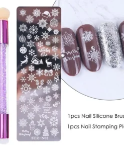 (Summer Hot Sale-50% OFF) Silicone French Nail Art Stamp