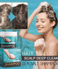 Hair Follicle Scalp Deep Clean Sea Salt Shampoo