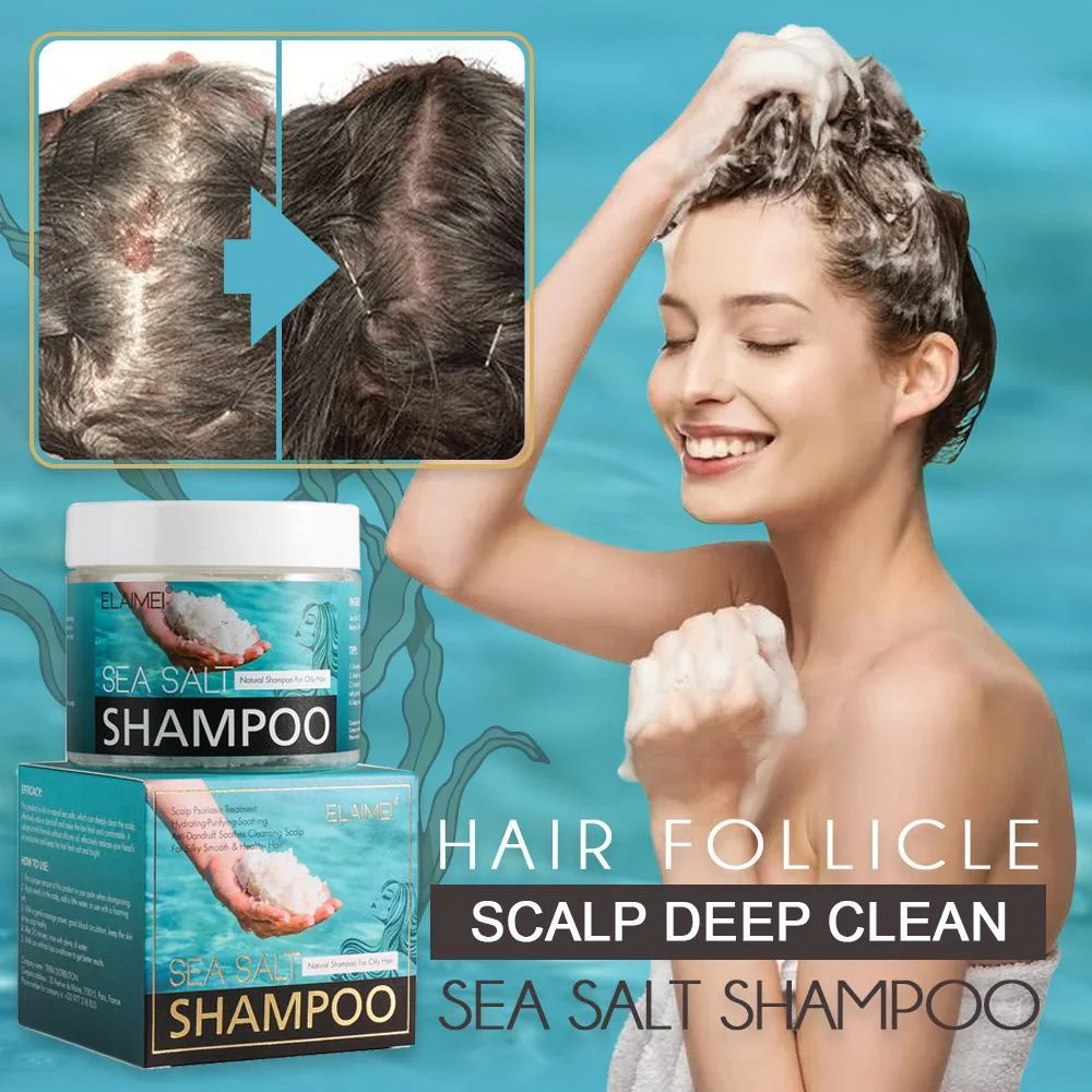 Hair Follicle Scalp Deep Clean Sea Salt Shampoo