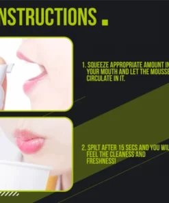 Coconut Oil Tooth Whitening Mousse