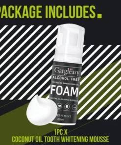 Coconut Oil Tooth Whitening Mousse