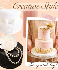 Fondant Texture Lattice Impression Mat (4Pcs Set)