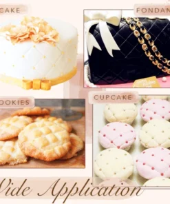 Fondant Texture Lattice Impression Mat (4Pcs Set)