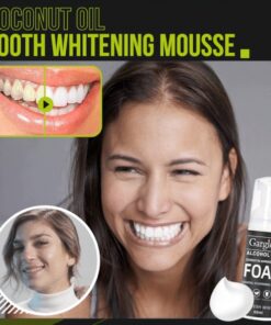 Coconut Oil Tooth Whitening Mousse