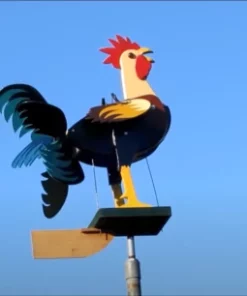 2021 Best Garden Decor💥The live rooster windmills