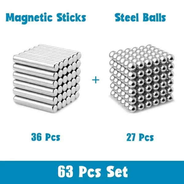 (🎅TIDIGA JULKAMPANJER) DIY magnetiska pinnar och bollar - Köp 2 få extra 10% RABATT