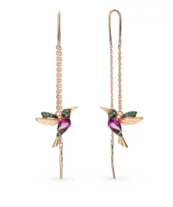 Early Christmas Hot Sale 50% OFF - Ladies Elegant Hummingbird Rhinestone Stud Earrings(Buy 2 get 10% OFF NOW)