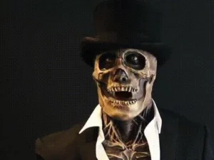 The latest skeleton biochemical mask for 2021-Creative GIF Introduction