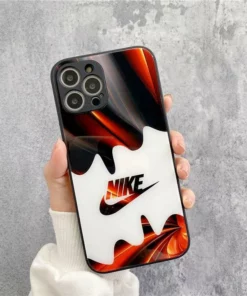 Fashion AD/SWOOSH Painting iPhone Case